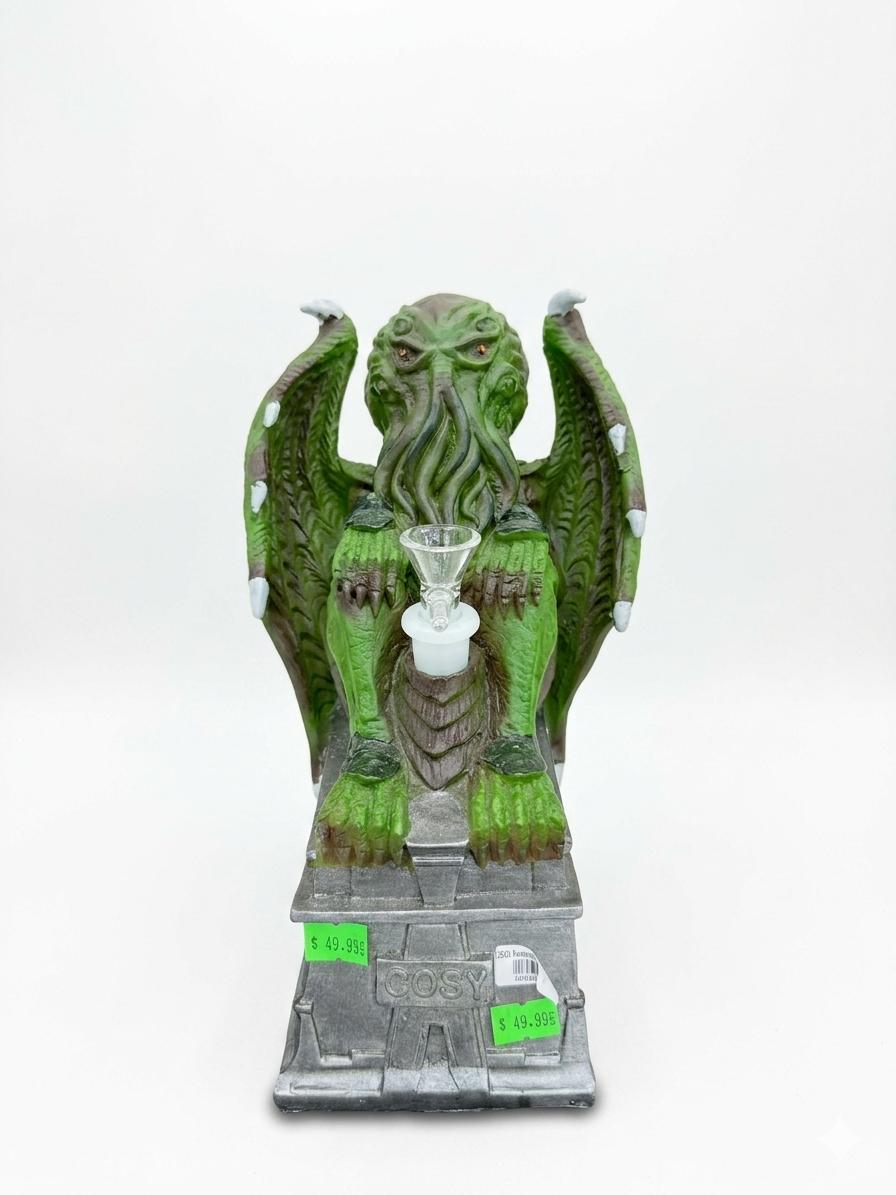 Green Cthulhu Resin Figurine